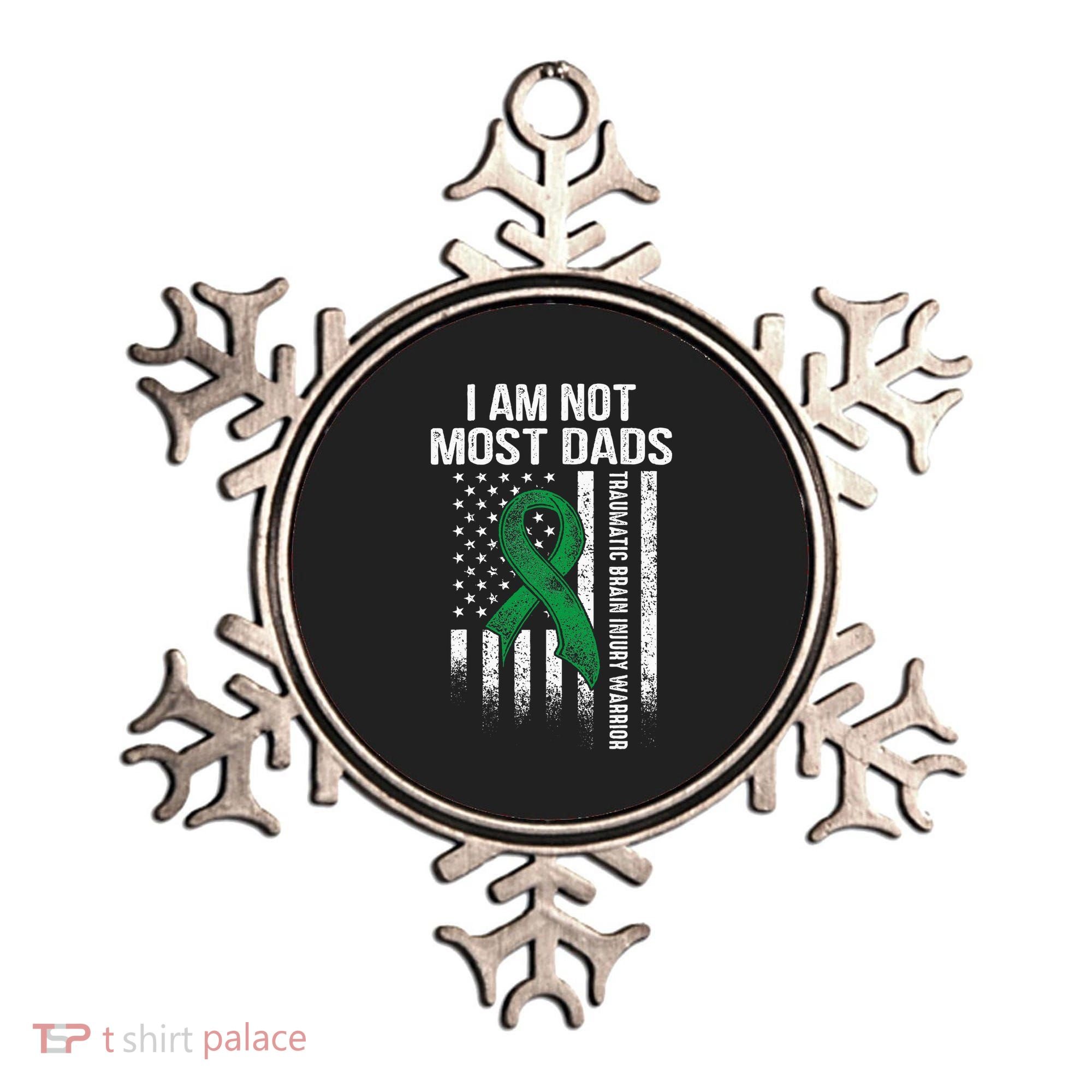 Traumatic Brain Injury Survivor Most Dads TBI Warrior Ornament