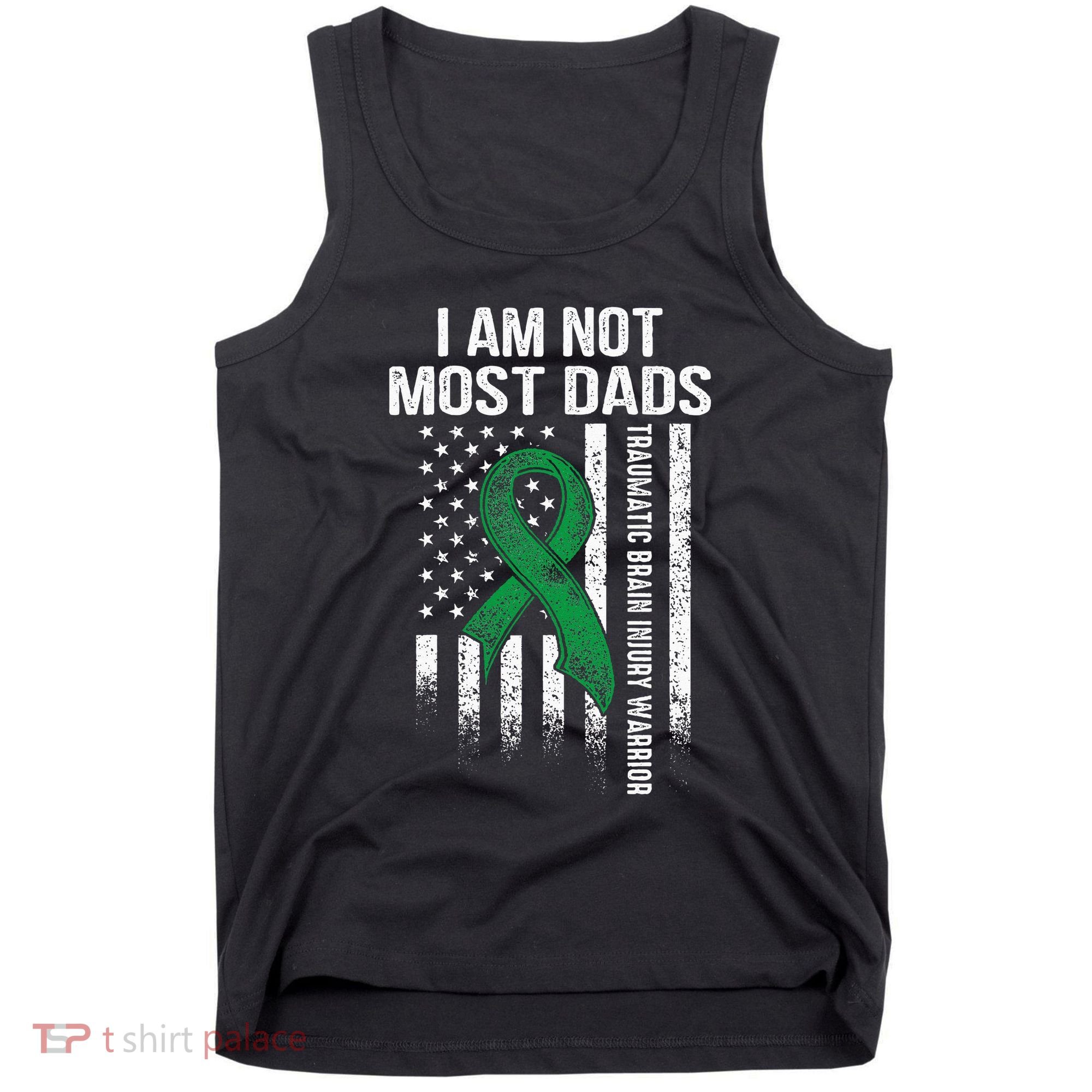 Traumatic Brain Injury Survivor Most Dads TBI Warrior Tank Top