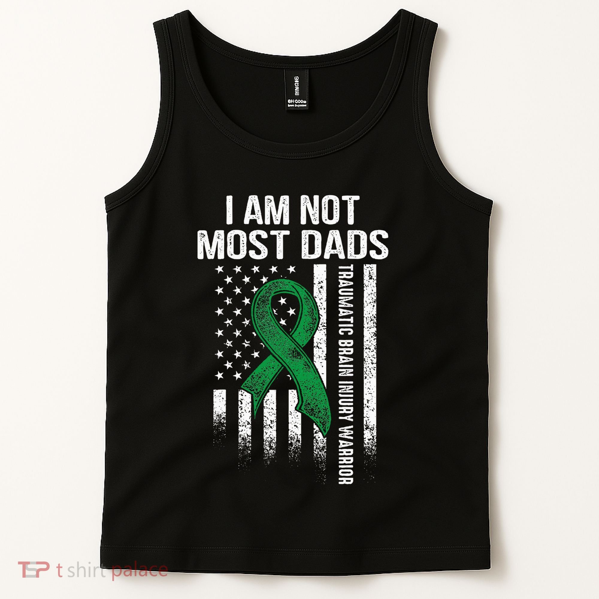 Traumatic Brain Injury Survivor Most Dads TBI Warrior Tank Top