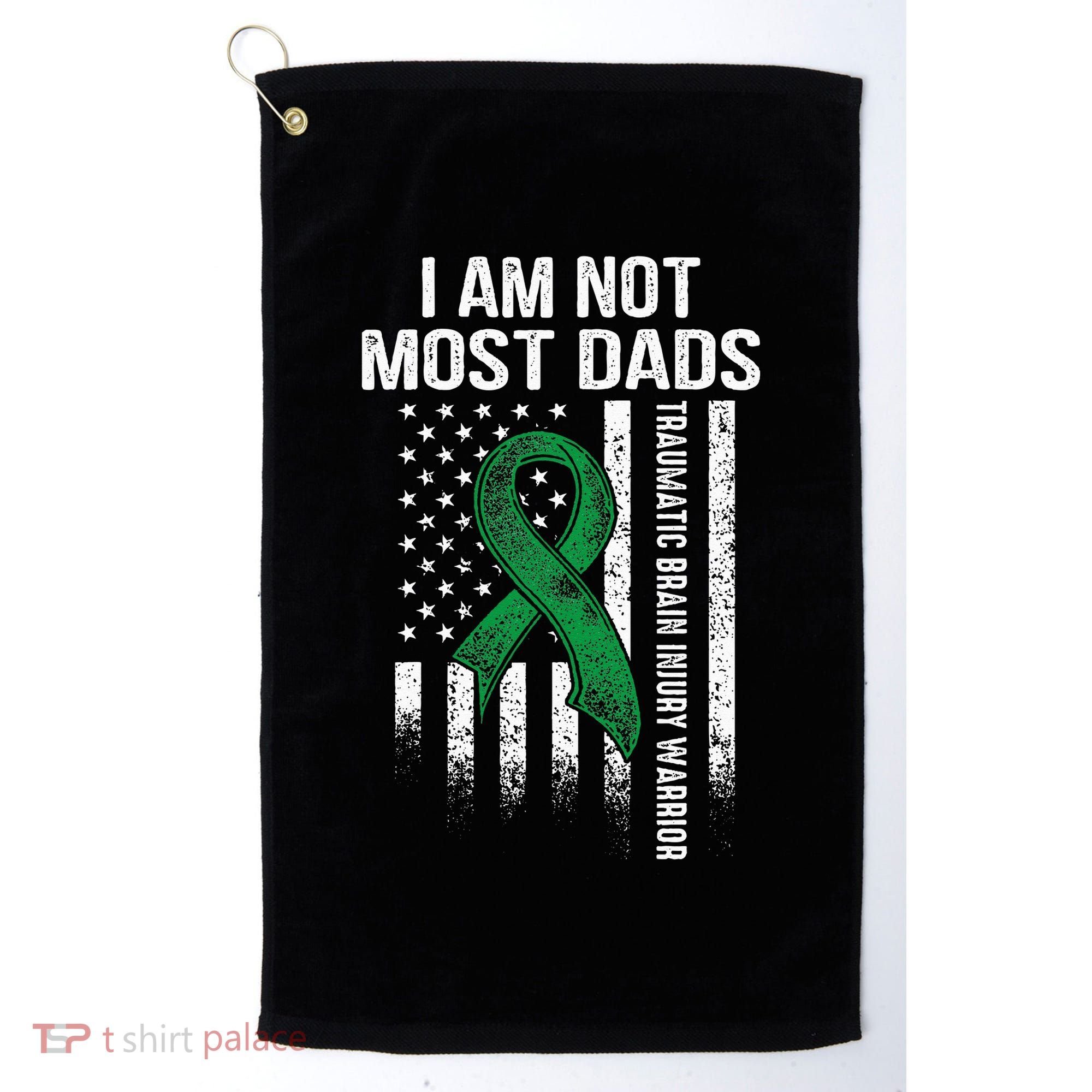 Traumatic Brain Injury Survivor Most Dads TBI Warrior Golf Towel