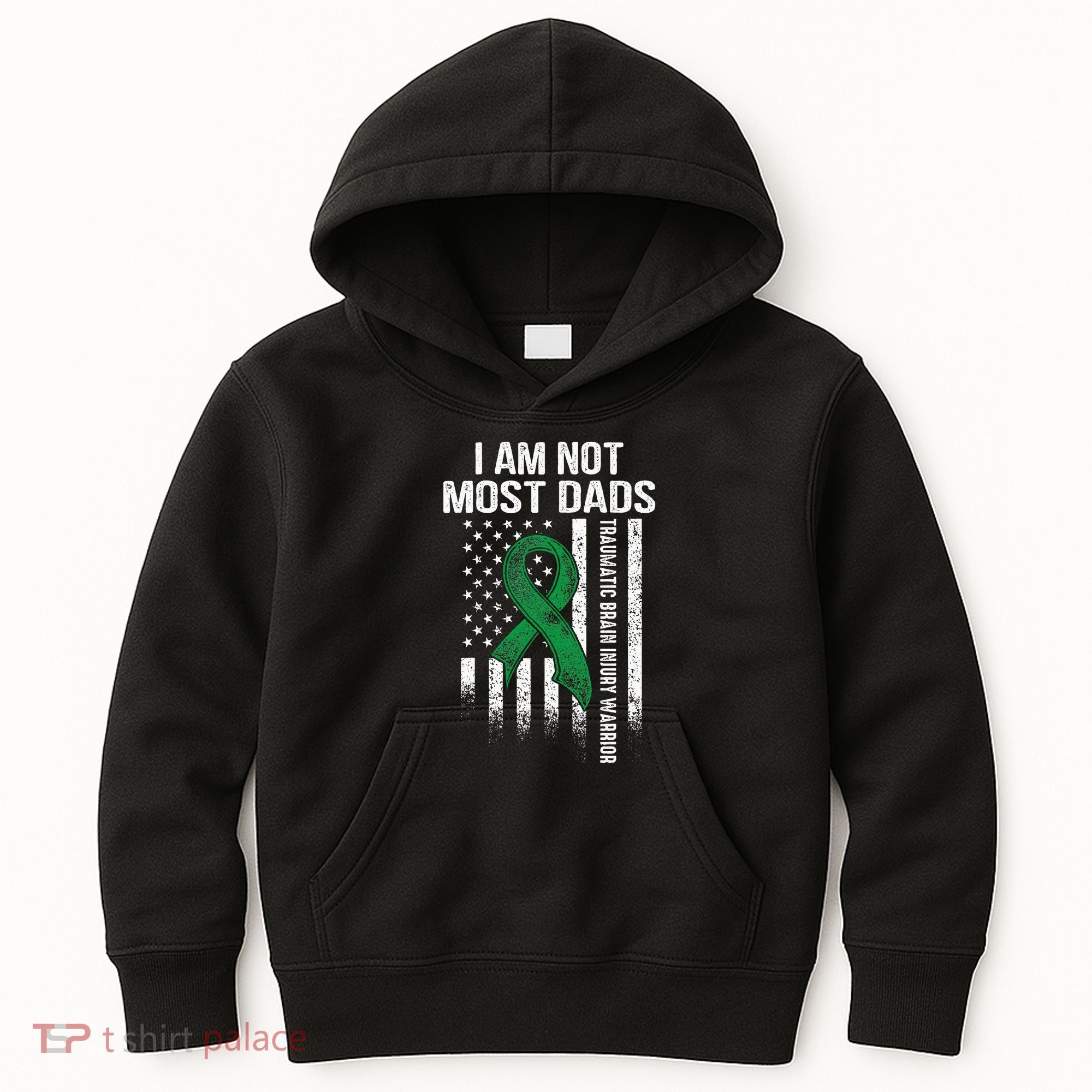 Traumatic Brain Injury Survivor Most Dads TBI Warrior Kids Hoodie