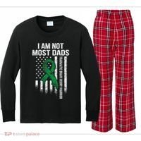 Traumatic Brain Injury Survivor Most Dads TBI Warrior Kids Long Sleeve Plaid Pajama Set thumb 0