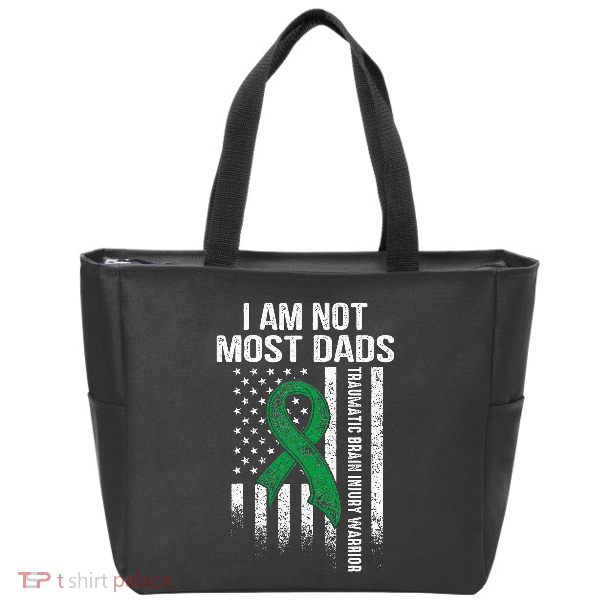 Traumatic Brain Injury Survivor Most Dads TBI Warrior Tote Bag