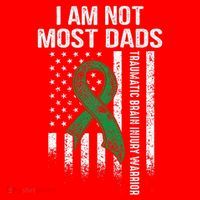 Traumatic Brain Injury Survivor Most Dads TBI Warrior Santa Hat thumb 1
