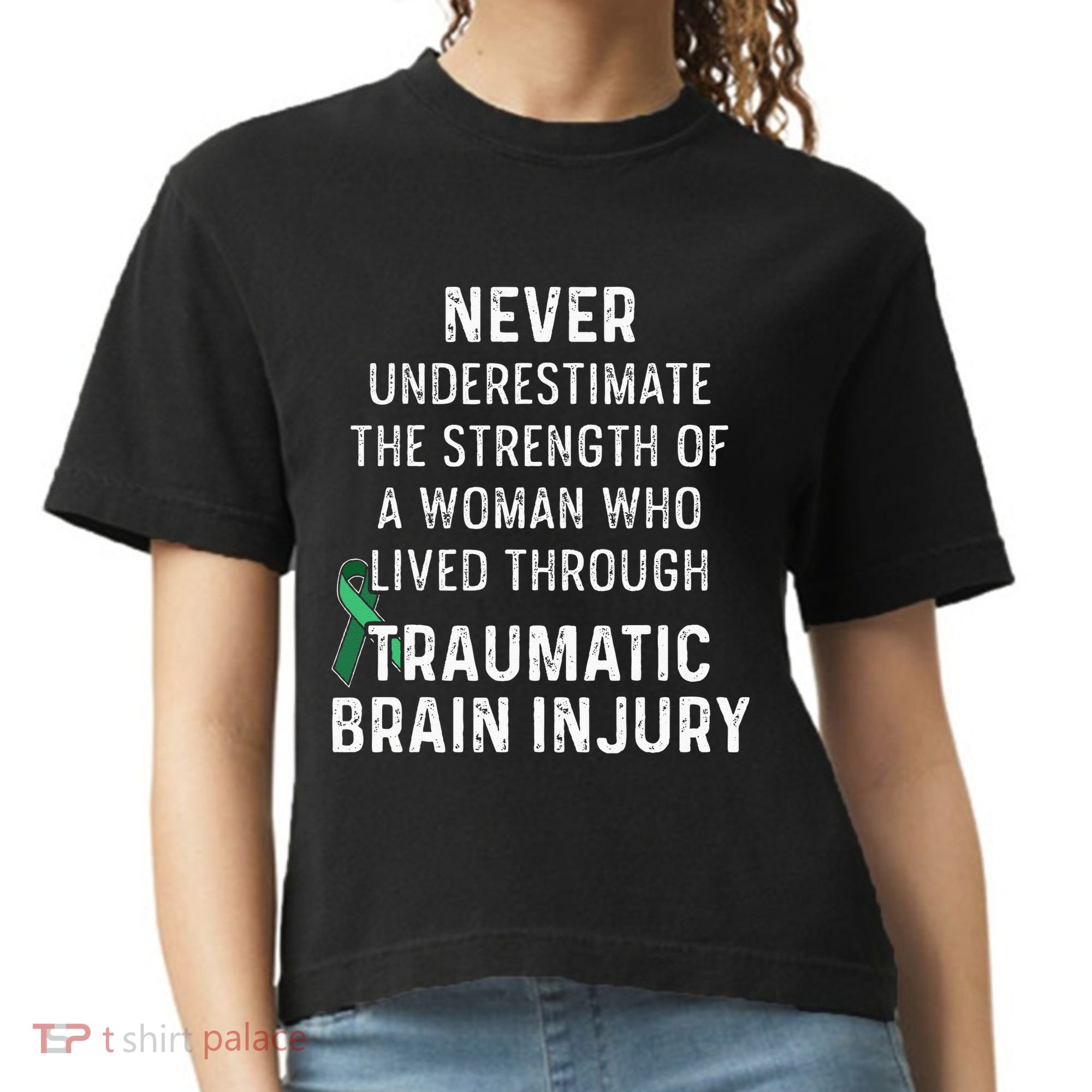 Traumatic Brain Injury Survivor Strength TBI Warrior Comfort Colors Boxy T-Shirt