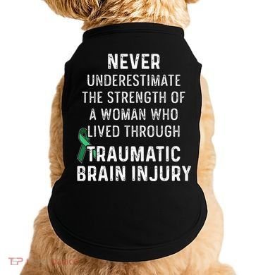 Traumatic Brain Injury Survivor Strength TBI Warrior Doggie Tank