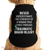 Traumatic Brain Injury Survivor Strength TBI Warrior Doggie Tank thumb 0