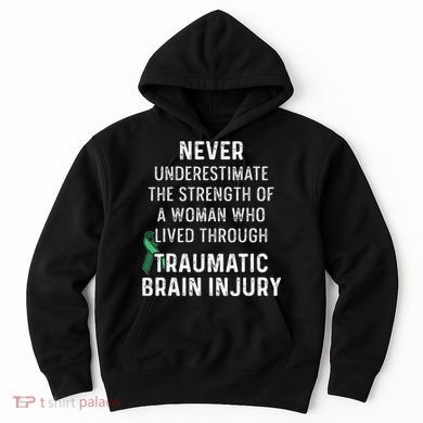 Traumatic Brain Injury Survivor Strength TBI Warrior Hoodie