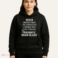 Traumatic Brain Injury Survivor Strength TBI Warrior Hoodie thumb 5