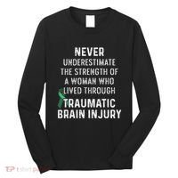 Traumatic Brain Injury Survivor Strength TBI Warrior Long Sleeve Shirt thumb 0