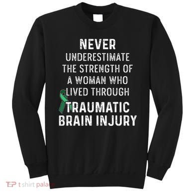 Traumatic Brain Injury Survivor Strength TBI Warrior Sweatshirt