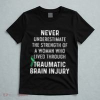 Traumatic Brain Injury Survivor Strength TBI Warrior T-Shirt thumb 5