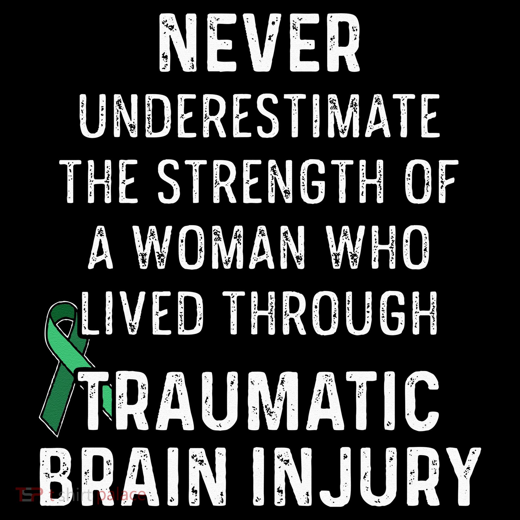 Traumatic Brain Injury Survivor Strength TBI Warrior Women's Hoodie