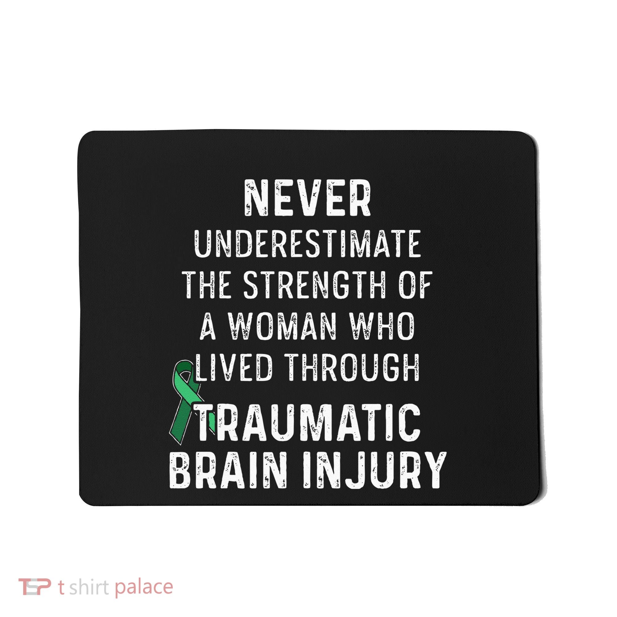 Traumatic Brain Injury Survivor Strength TBI Warrior Mousepad