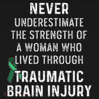 Traumatic Brain Injury Survivor Strength TBI Warrior Mousepad thumb 1