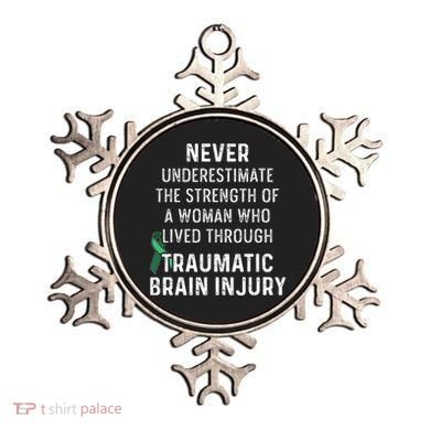 Traumatic Brain Injury Survivor Strength TBI Warrior Ornament
