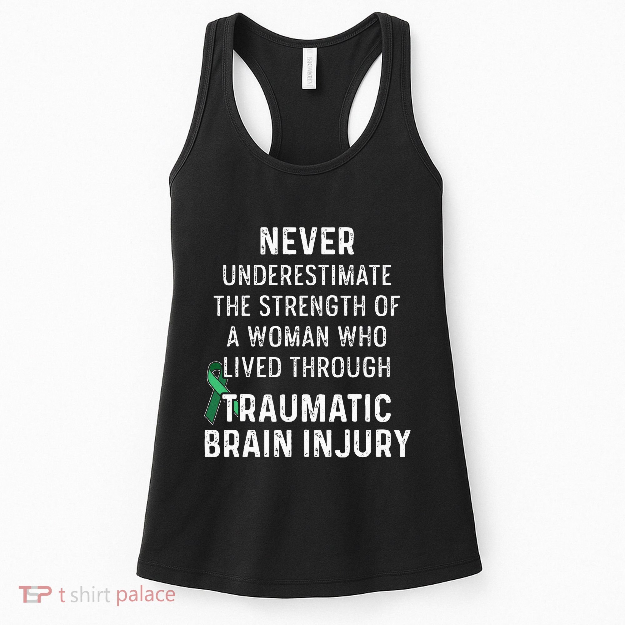 Traumatic Brain Injury Survivor Strength TBI Warrior Women's Tank Top