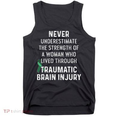 Traumatic Brain Injury Survivor Strength TBI Warrior Tank Top