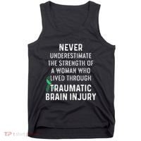 Traumatic Brain Injury Survivor Strength TBI Warrior Tank Top thumb 0
