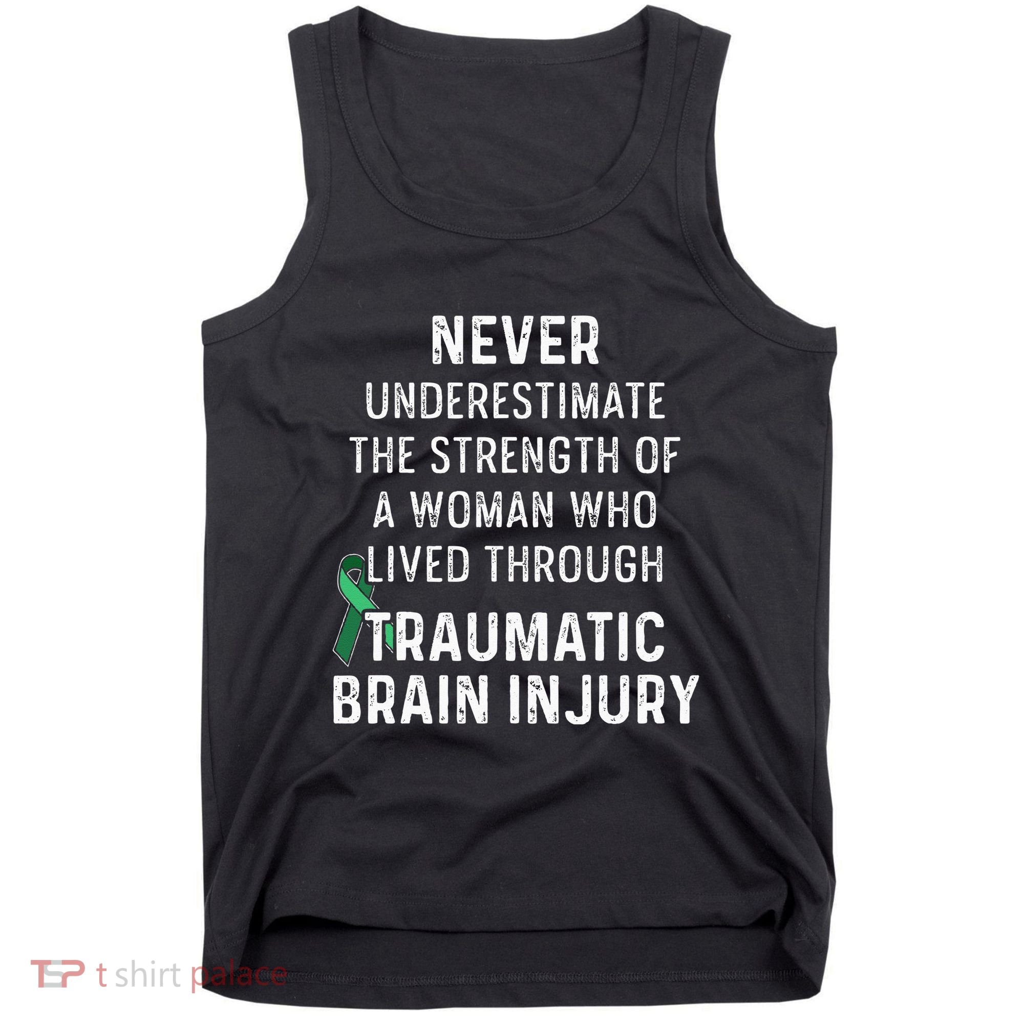 Traumatic Brain Injury Survivor Strength TBI Warrior Tank Top