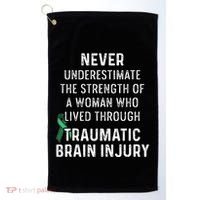 Traumatic Brain Injury Survivor Strength TBI Warrior Golf Towel thumb 0