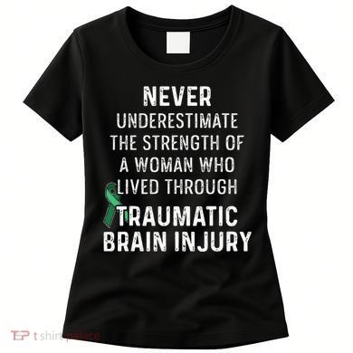 Traumatic Brain Injury Survivor Strength TBI Warrior Women's T-Shirt