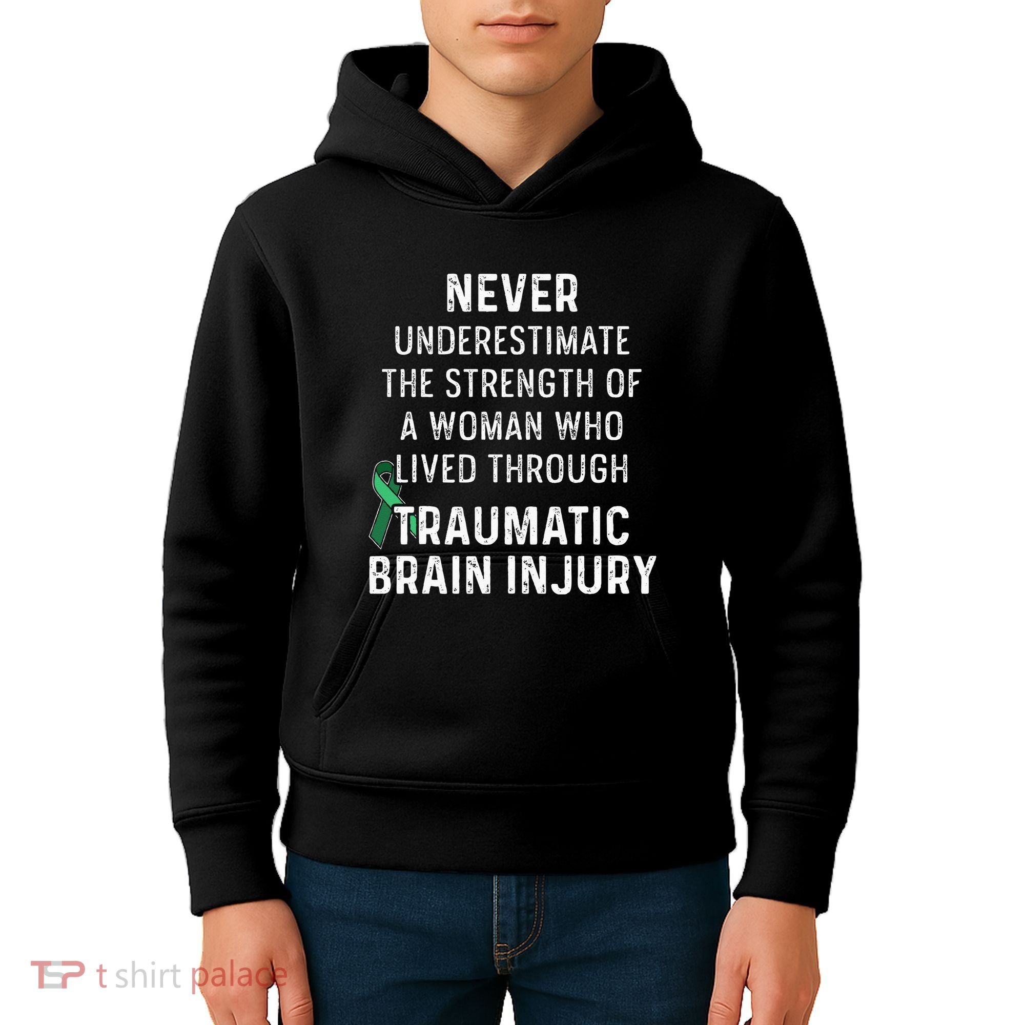 Traumatic Brain Injury Survivor Strength TBI Warrior Kids Hoodie