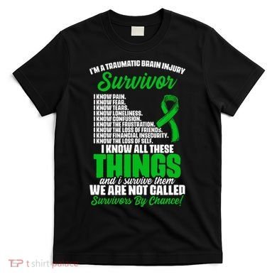 Traumatic Brain Injury Survivor Support TBI Survivor T-Shirt