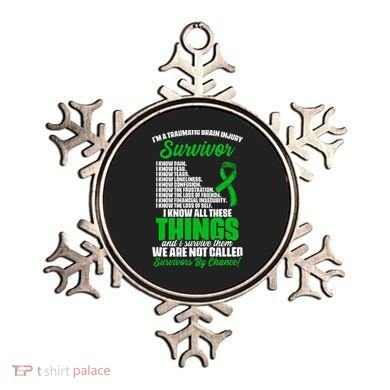 Traumatic Brain Injury Survivor Support TBI Survivor Ornament