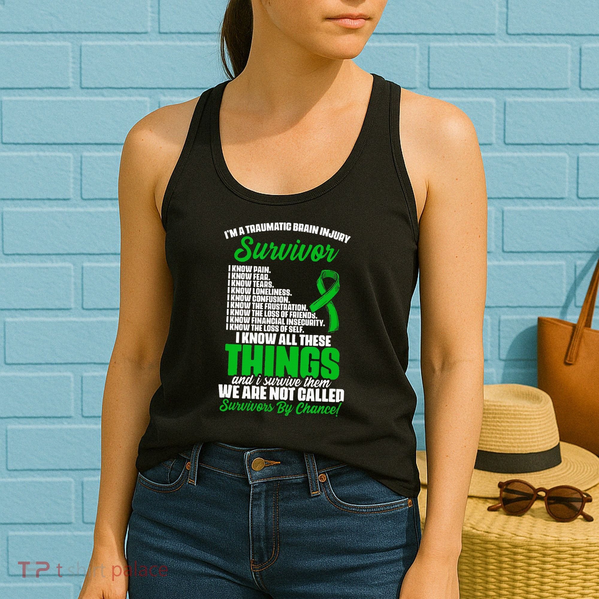 Traumatic Brain Injury Survivor Support TBI Survivor Women's Tank Top