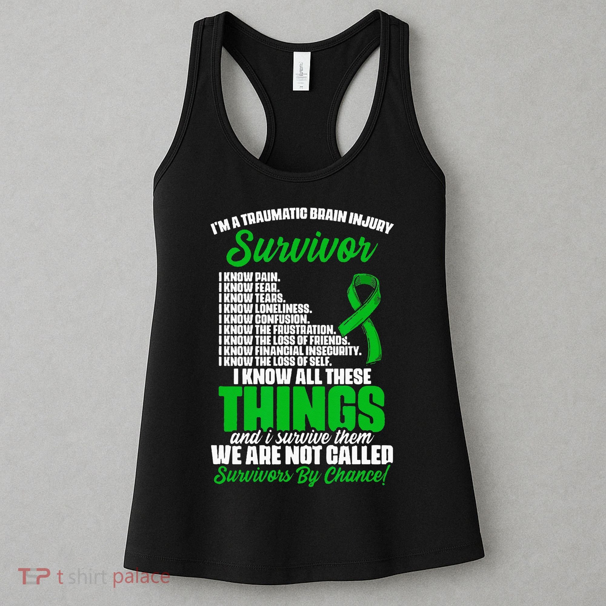 Traumatic Brain Injury Survivor Support TBI Survivor Women's Tank Top