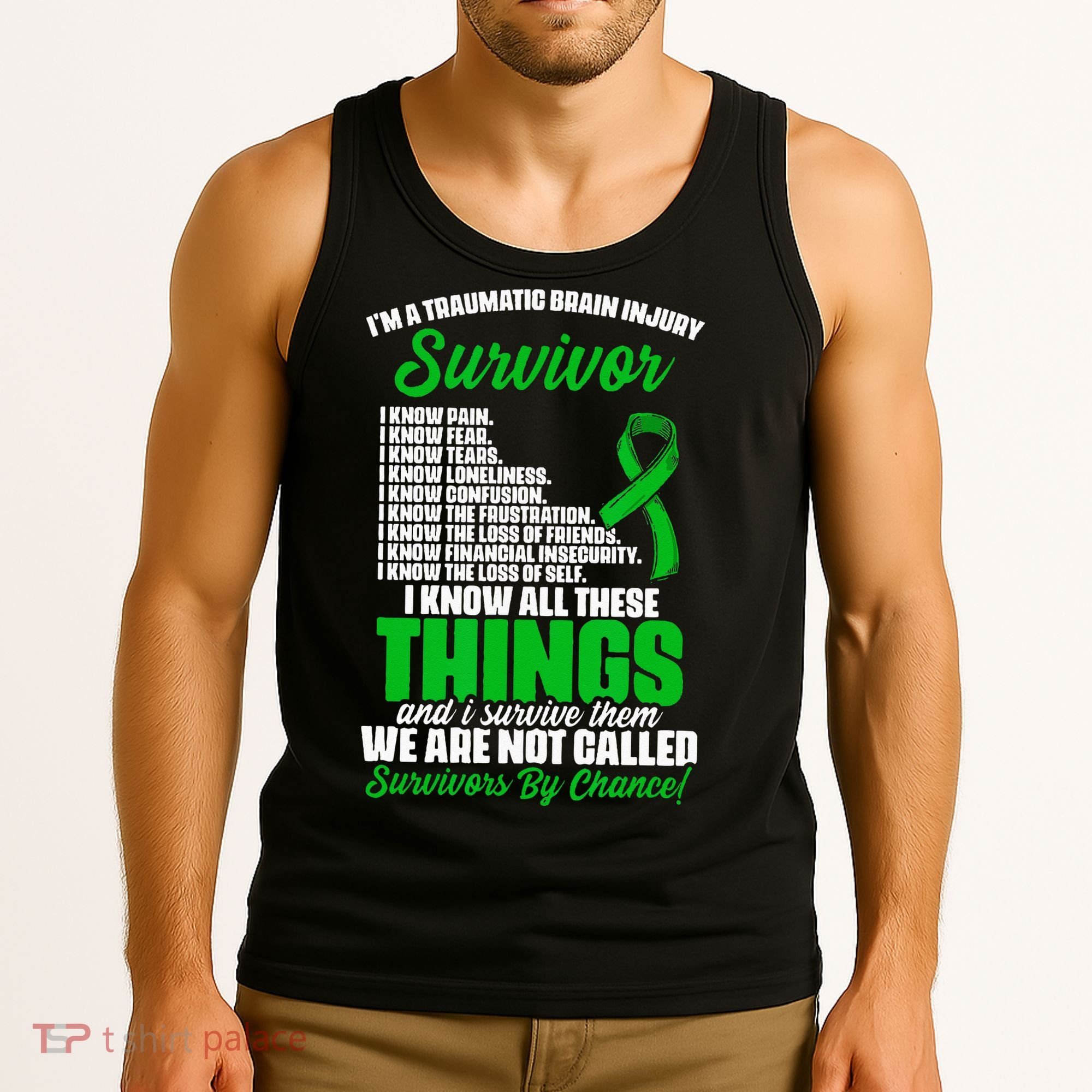 Traumatic Brain Injury Survivor Support TBI Survivor Tank Top