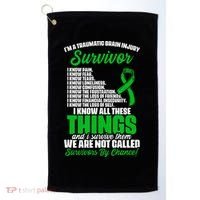 Traumatic Brain Injury Survivor Support TBI Survivor Golf Towel thumb 0