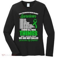 Traumatic Brain Injury Survivor Support TBI Survivor Women's Long Sleeve Shirt thumb 0
