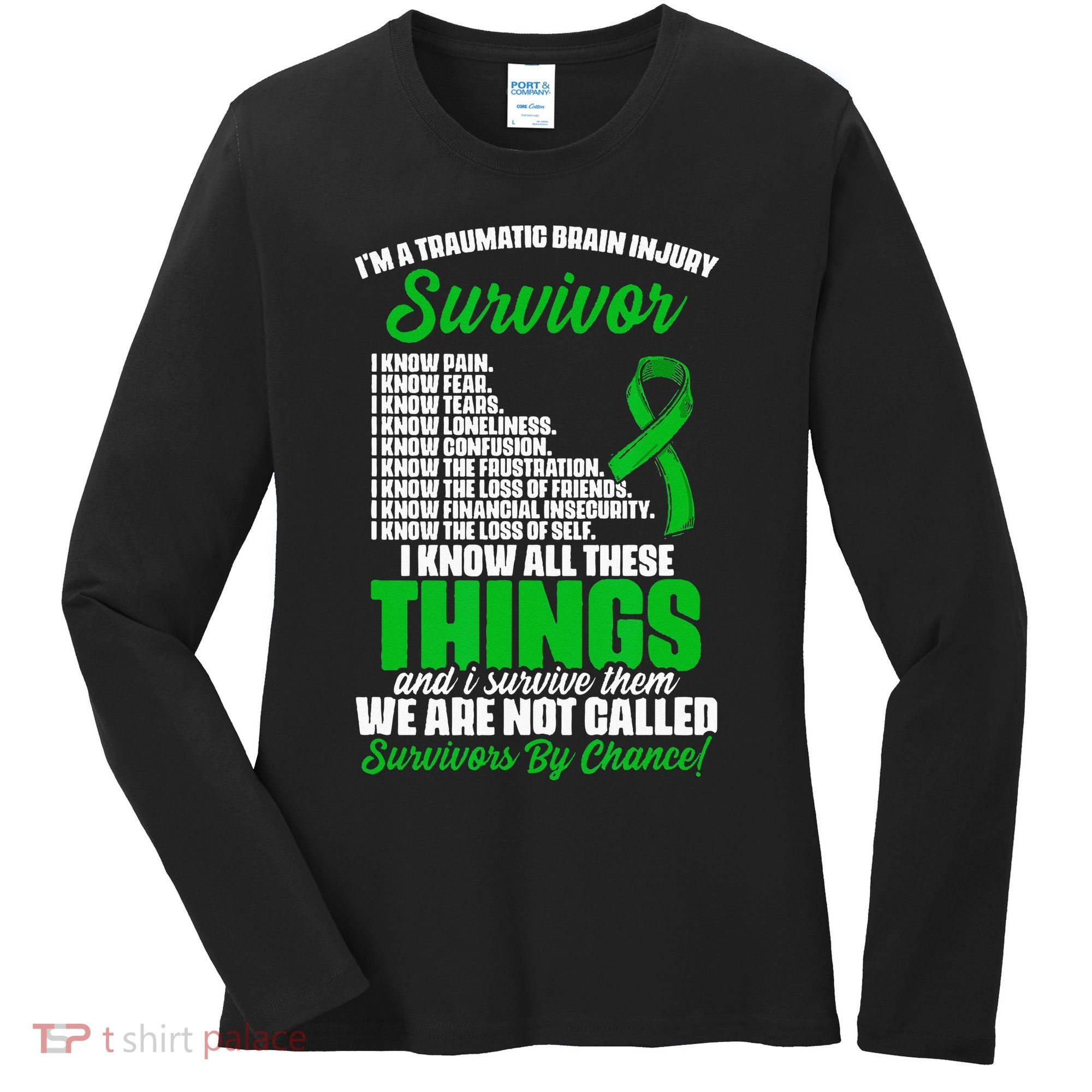 Traumatic Brain Injury Survivor Support TBI Survivor Women's Long Sleeve Shirt