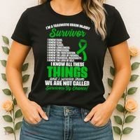 Traumatic Brain Injury Survivor Support TBI Survivor Women's T-Shirt thumb 2