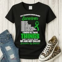 Traumatic Brain Injury Survivor Support TBI Survivor Women's T-Shirt thumb 3