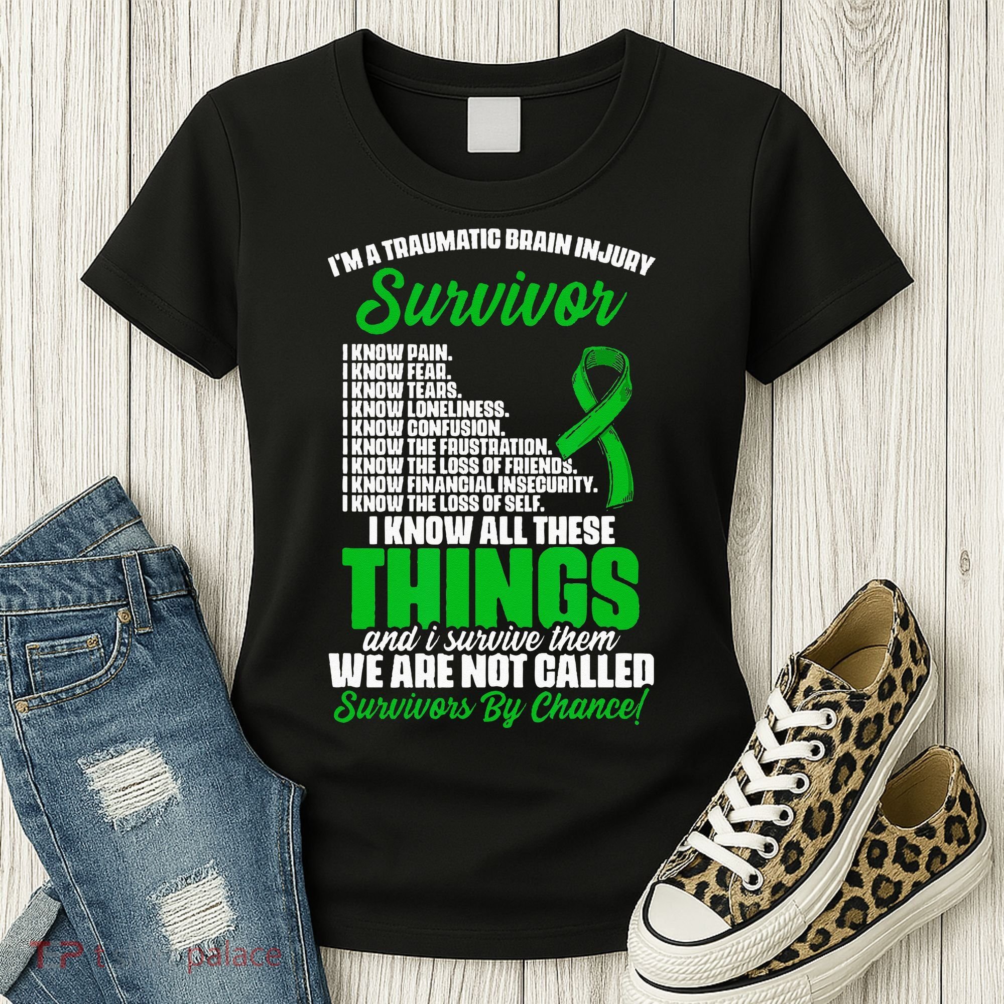 Traumatic Brain Injury Survivor Support TBI Survivor Women's T-Shirt