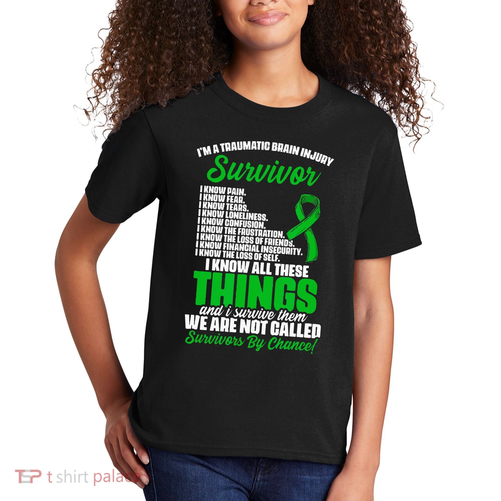 Traumatic Brain Injury Survivor Support TBI Survivor Kids T-Shirt