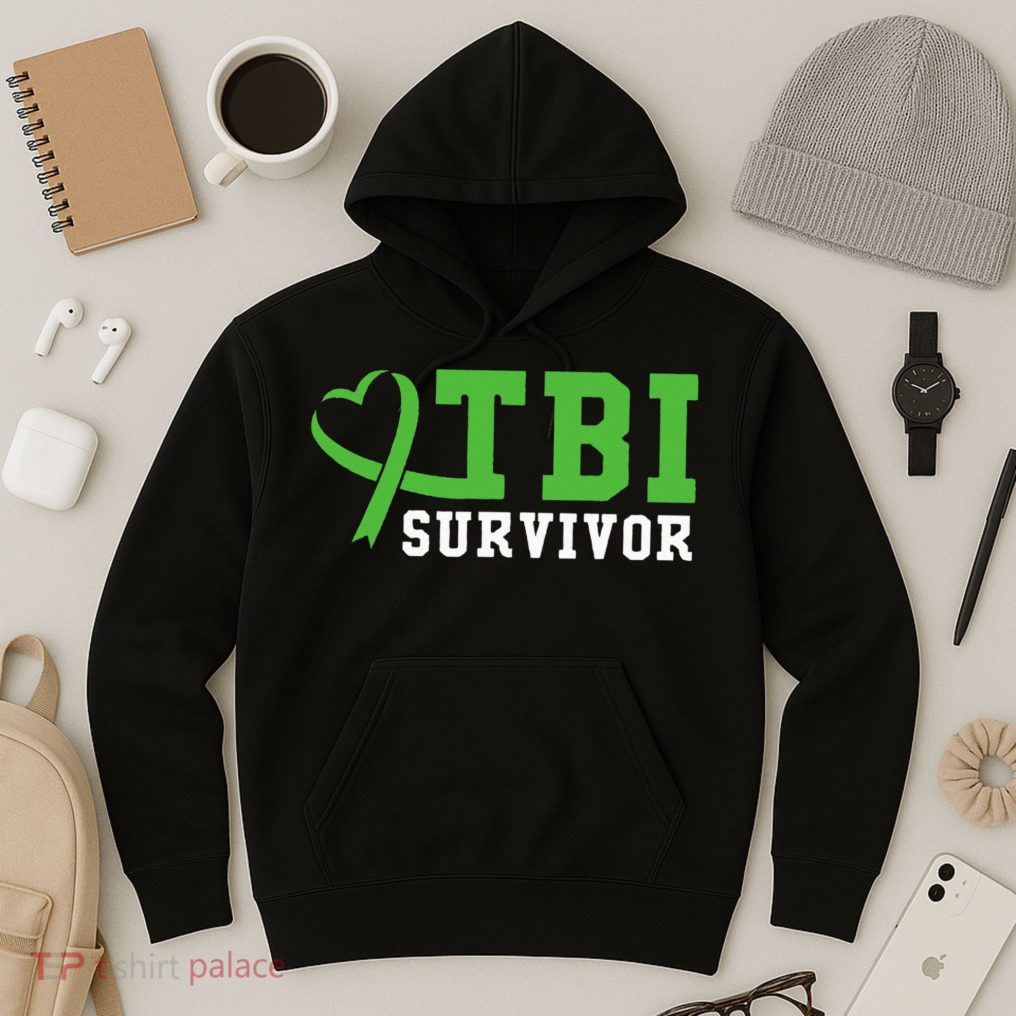 Traumatic Brain Injury TBI Survivor Hoodie