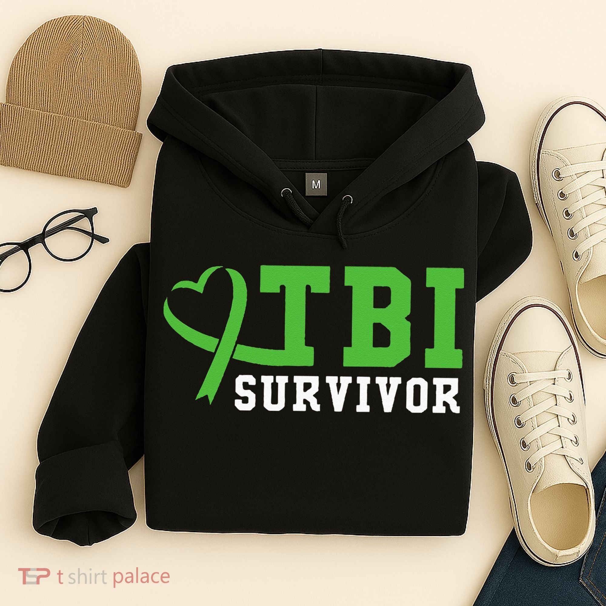 Traumatic Brain Injury TBI Survivor Hoodie