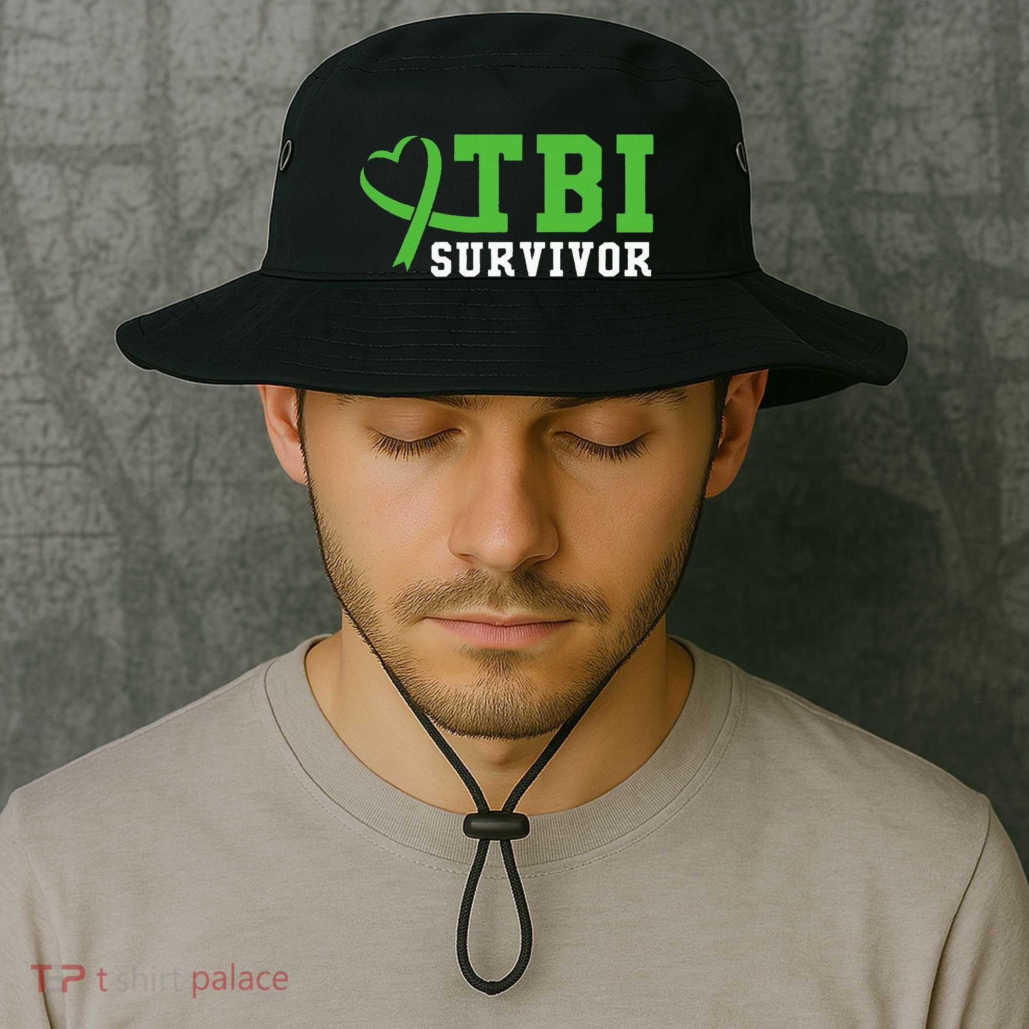 Traumatic Brain Injury TBI Survivor Bucket Hat
