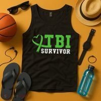 Traumatic Brain Injury TBI Survivor Tank Top thumb 4