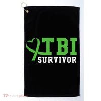 Traumatic Brain Injury TBI Survivor Golf Towel thumb 0
