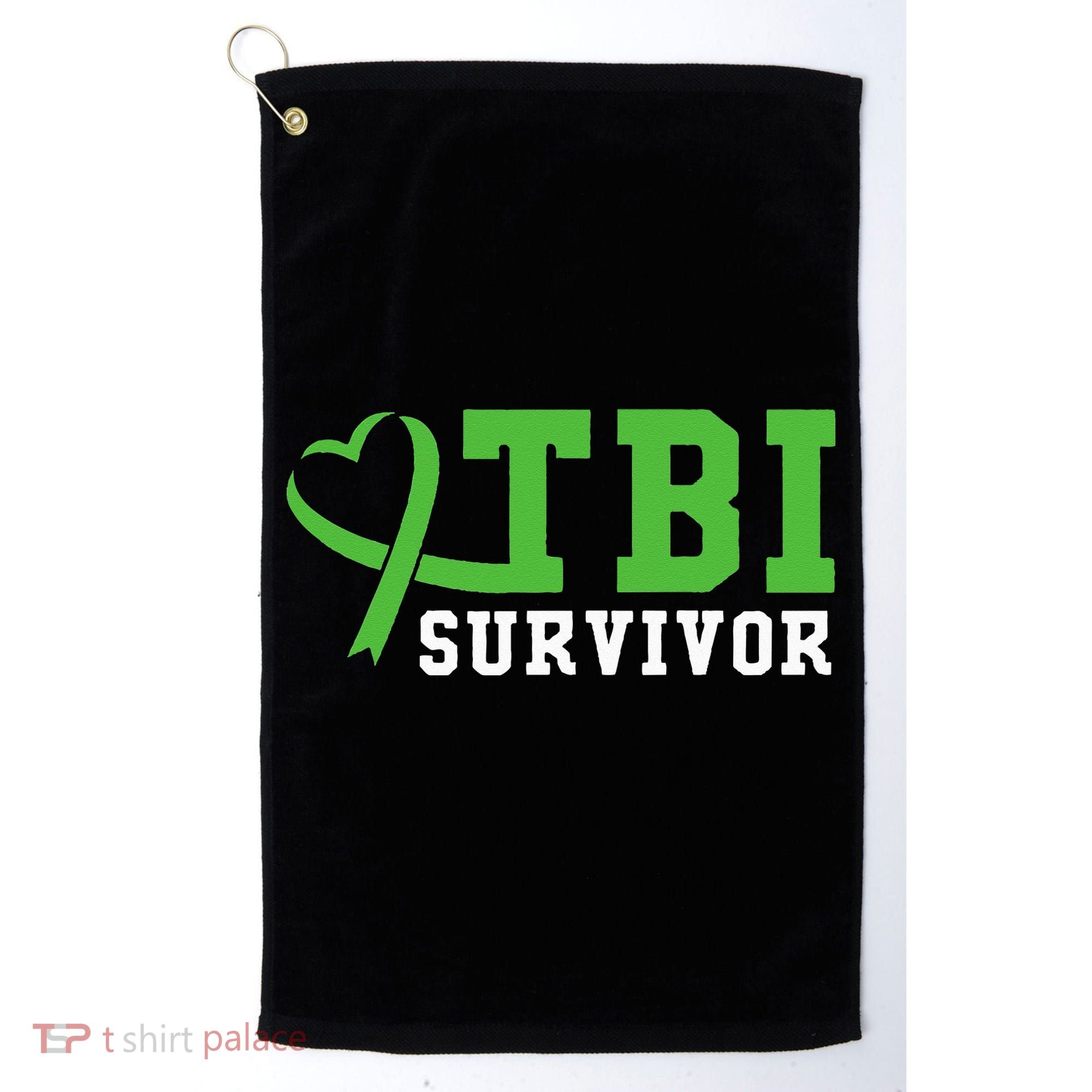 Traumatic Brain Injury TBI Survivor Golf Towel