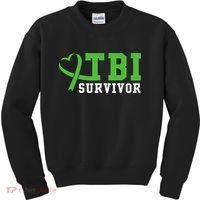 Traumatic Brain Injury TBI Survivor Kids Sweatshirt thumb 0