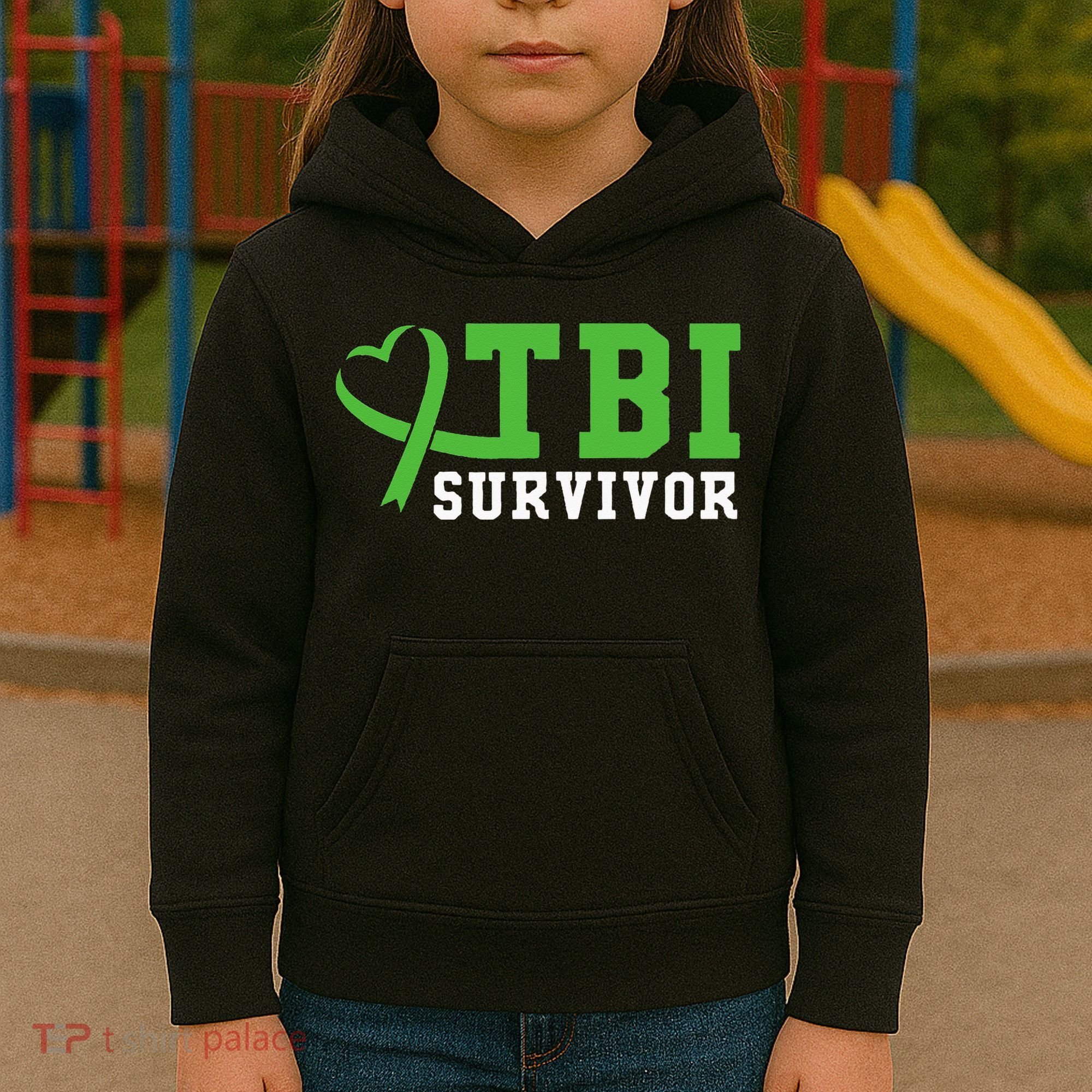 Traumatic Brain Injury TBI Survivor Kids Hoodie