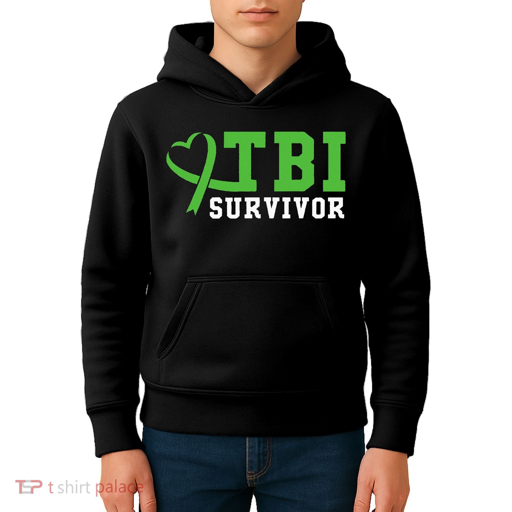 Traumatic Brain Injury TBI Survivor Kids Hoodie