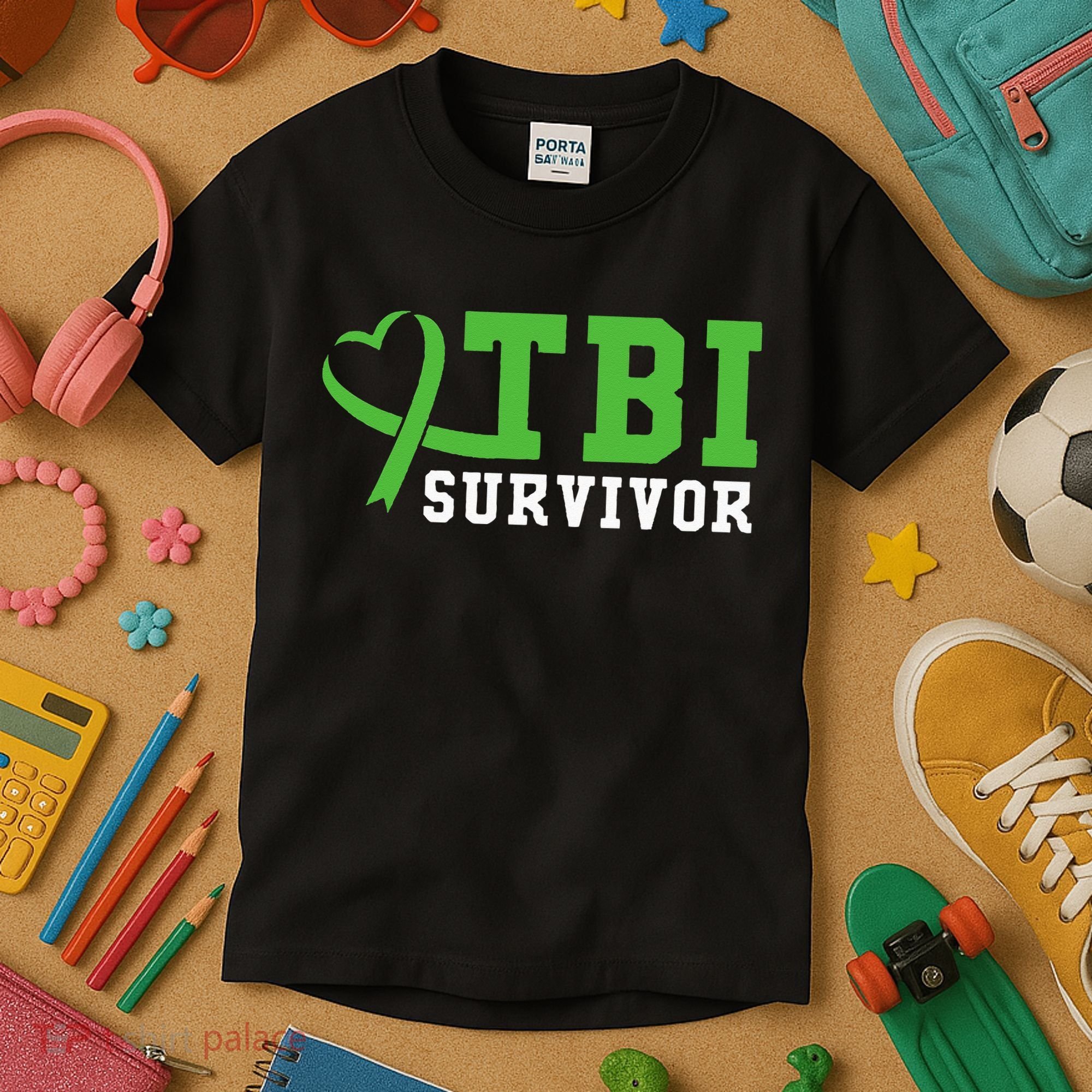 Traumatic Brain Injury TBI Survivor Kids T-Shirt