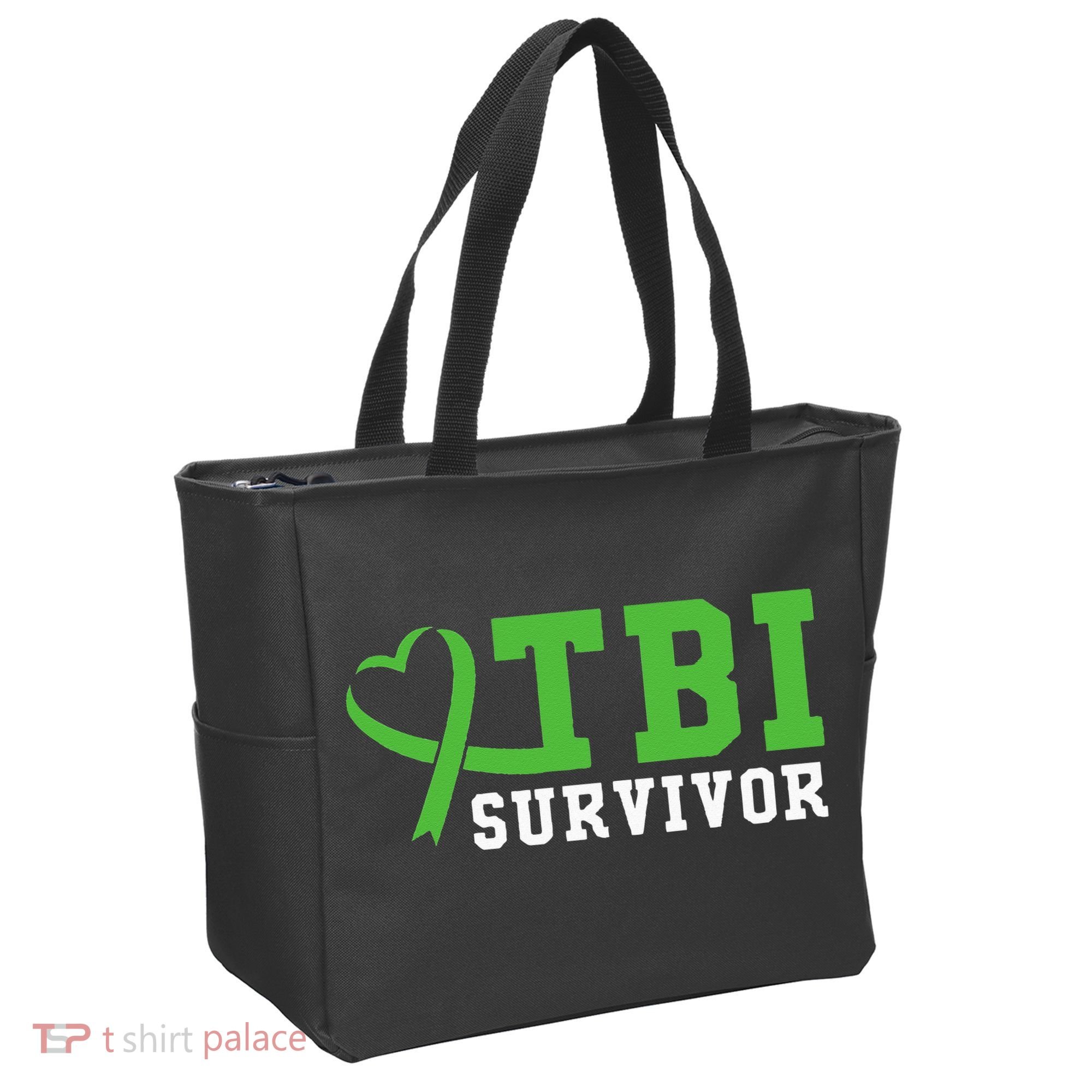 Traumatic Brain Injury TBI Survivor Tote Bag